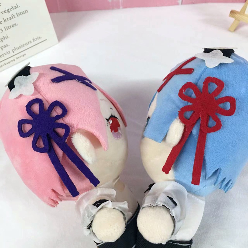 Boneka Plush Rem 20CM Re: Life In A Different World From Zero Cosplay Anime Ram Boneka Mainan