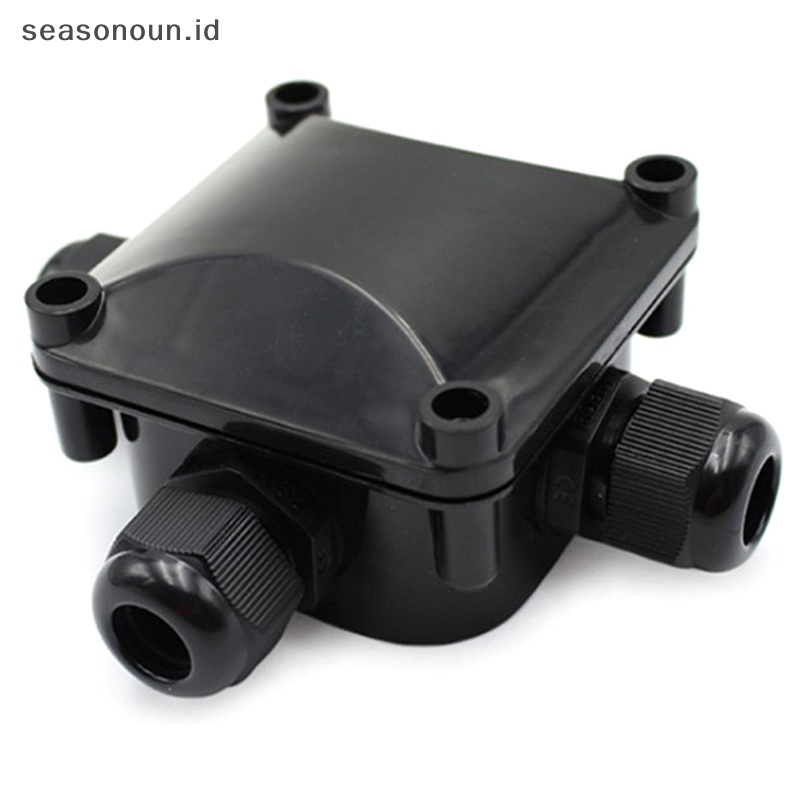 Seasonoun IP68 Kabel Listrik Waterproof Connector Outdoor T Type Three Way Junction Box.