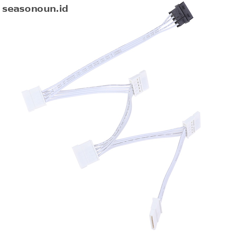 Seasonoun IDE Molex 4Pin Ke SATA Adapter 1sampai5 Spliter Hardisk Power Extension Kabel.