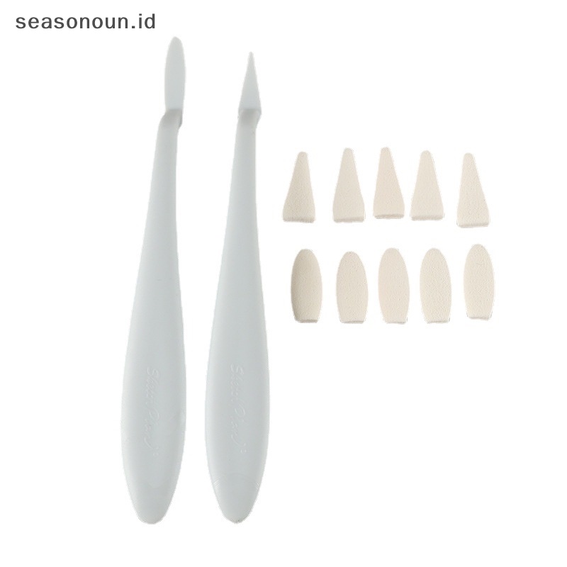 Seasonoun 12Pcs/Set Art Sketch Wipe Washable Sponge Wiper Highlight Gambar Artis.