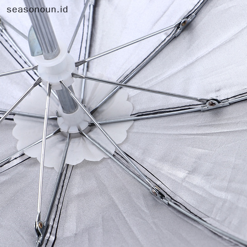 Seasonoun Black Dslr Camera Umbrella Sunshade Rainy Holder Untuk Fotografi Kamera Umum.