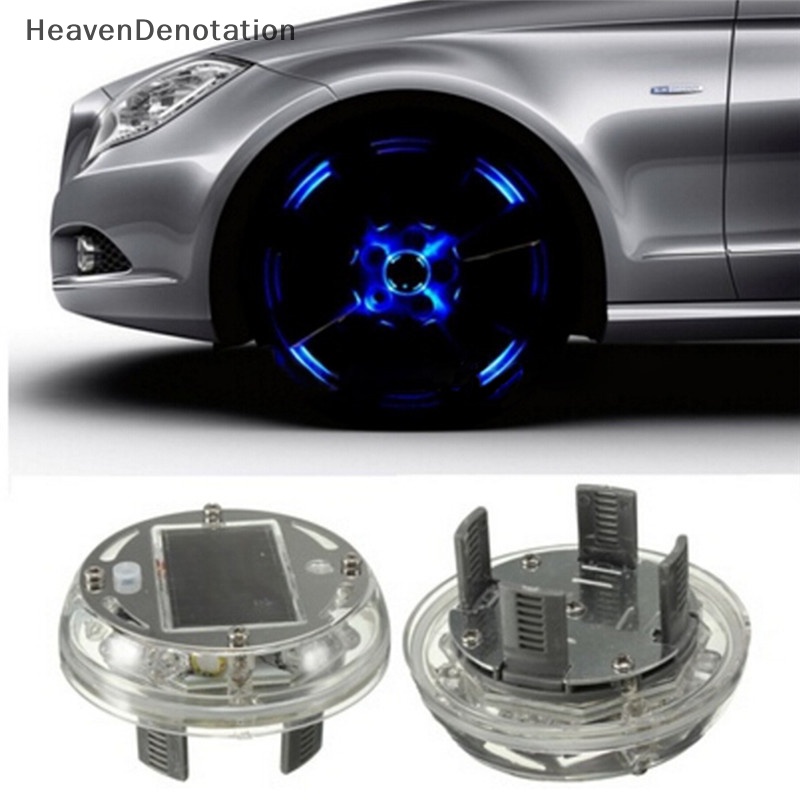 [HeavenDenotation] 4mode 12led Mobil Auto Energi Surya Flash Roda Ban Rim Light Lampu Dekorasi HDV