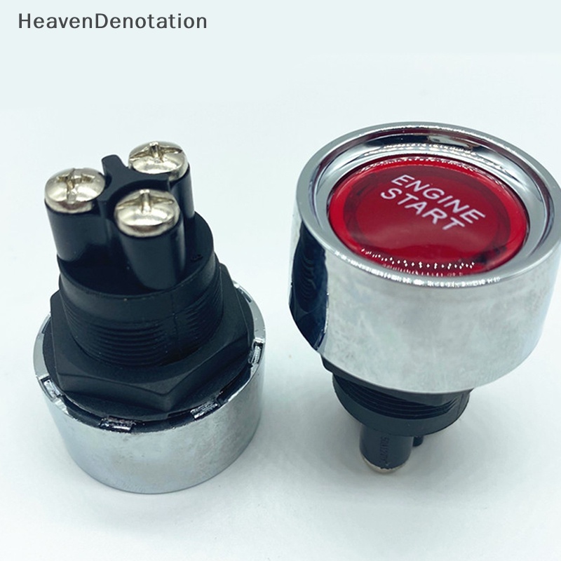 [HeavenDenotation] 22mm Saklar switch Tombol power start Mesin Modifikasi Mobil 12V/24V HDV