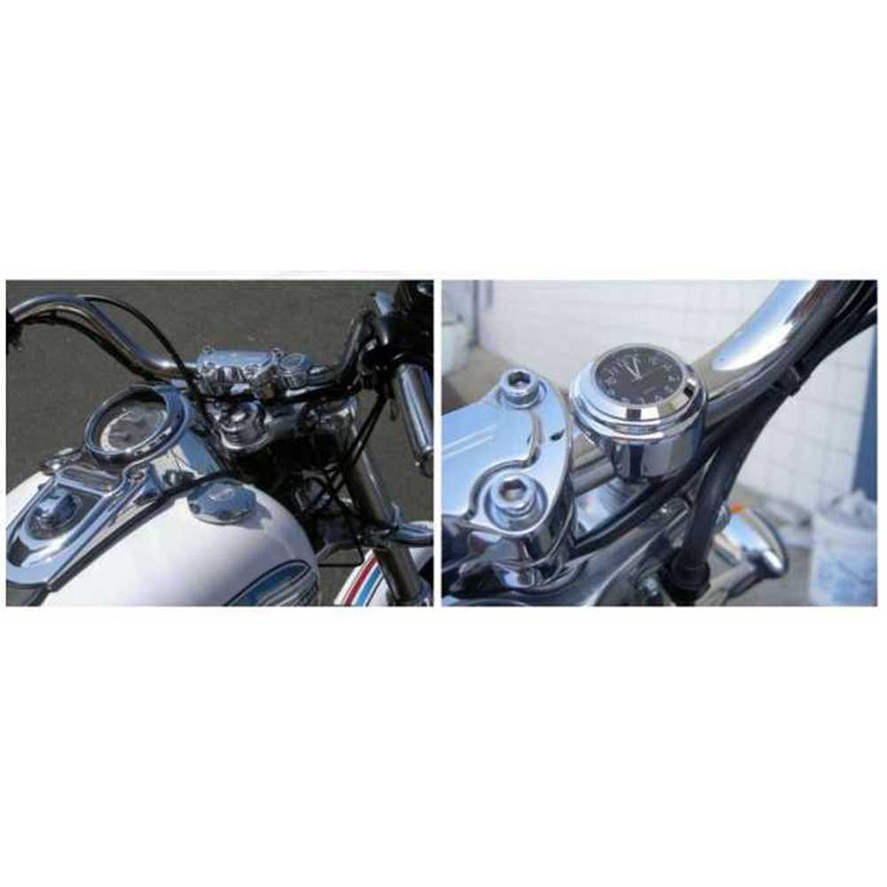 Jam Motor Anti Karat Handlebar Clock Stainless Steel - MT-WTCP