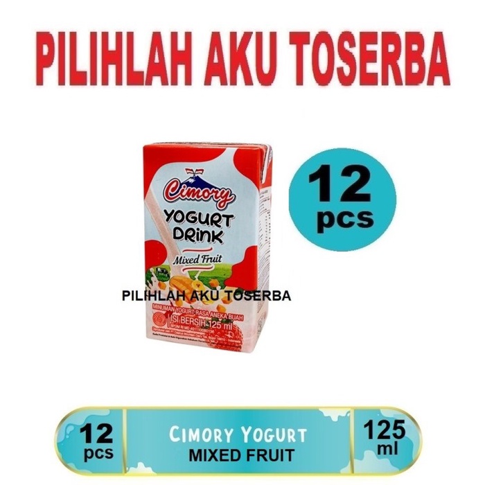 CIMORY YOGURT Drink MIXED FRUIT MINI 125 ml - ( HARGA 12 pcs )