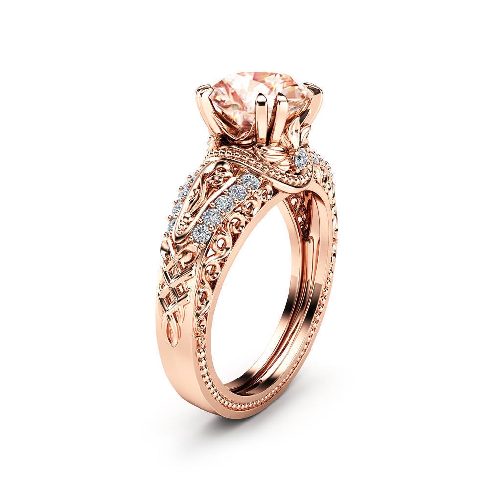 Goldkingdom Aksesoris Perhiasan Fashion Ready Stock Cincin Sunflower Bunga Matahari Dengan Lapis Berlian Penuh Rose Gold Untuk Wanita