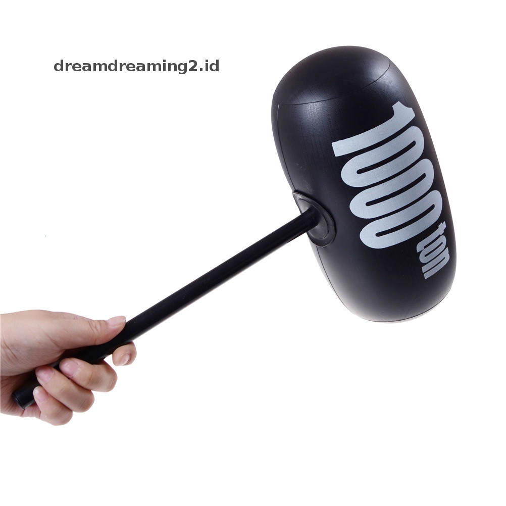 (drea) Inflatable Basher Hammer Mallet Blow Up Beach Party Bag Fancy Dress Mainan Anak//