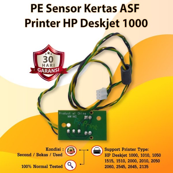 PE Sensor Kertas ASF Printer HP Deskjet 1000 1010 1050 1510 1515 2000 2010 2050 2060 F2050 3050 2545 2645 K110a Ink Adavantage 2132 2135 Ink Tank GT5810 GT5820 115 315 415