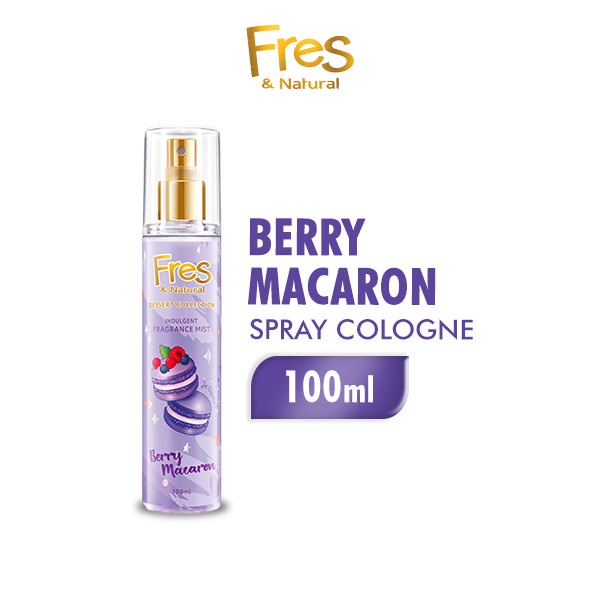 Fres And Natural Spray Cologne Berry Macaron 100 ml