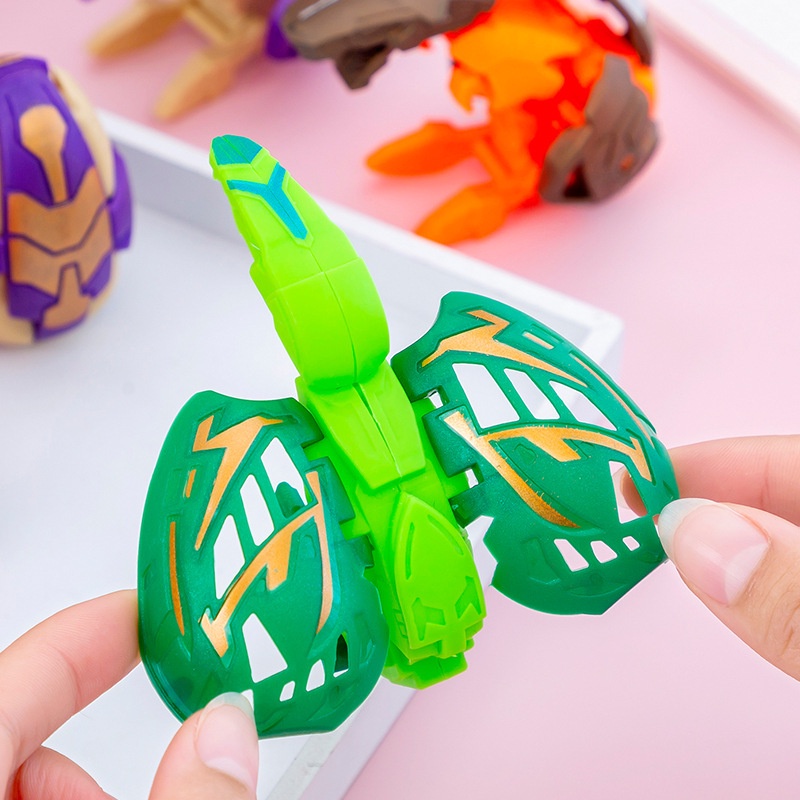 Anak Dinosaurus Mainan Telur Dinosaurus Telur Cacat boy robot toy deformed twisted egg Hadiah Tk