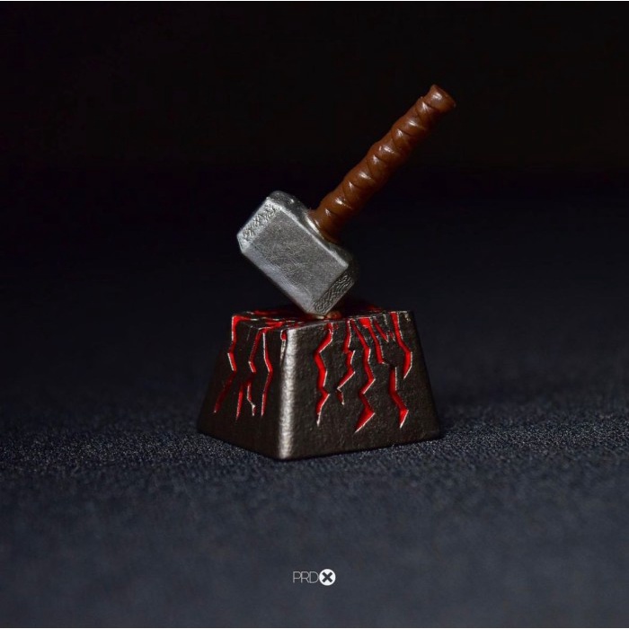 PRDX Thor Mjolnir Artisan Keycaps Mechanical Keyboard