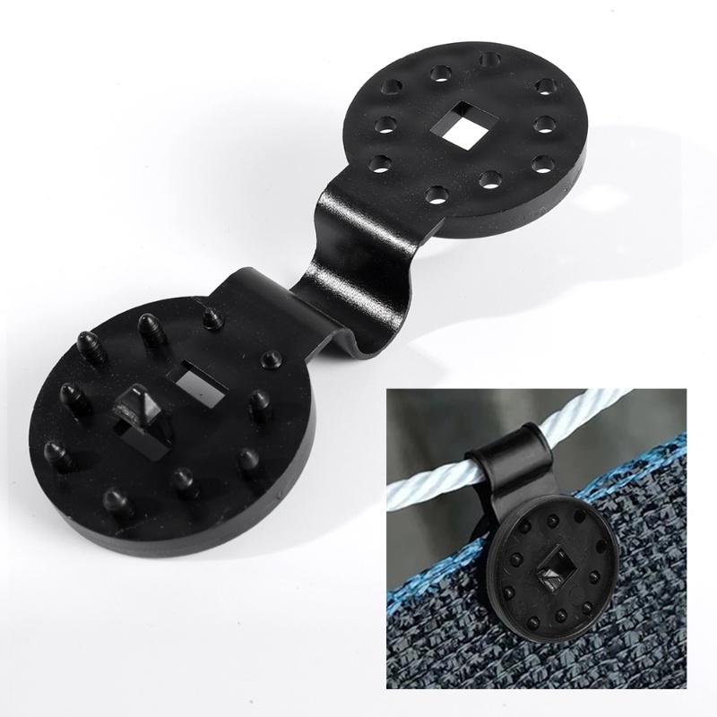 5 Pcs/10 Pcs Peningkatan Populer Peneduh Matahari Net Klip Pagar Tenda Luar Gantung Instalasi Kait Mini Portable Greenhouse Film Fix Clamp Grommet Alat Berkebun