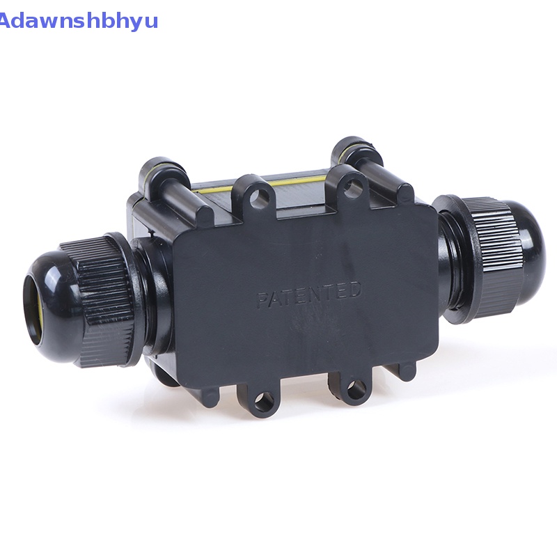 Adhyu Junction Box Listrik Waterproof 2arah Untuk Kabel Lighg Outdoor IP68 ID