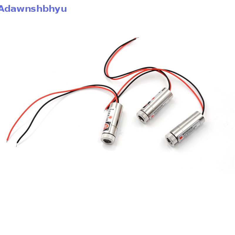 Adhyu 650nm 5mW Red Point/Line/Cross Laser Module Head Lensa Kaca Fokus ID