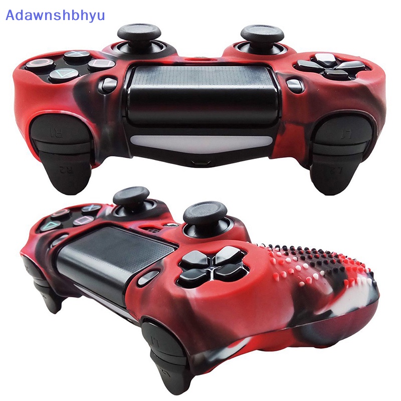 PLAYSTATION Adhyu Casing Cover Grip Kulit Bahan Karet Silikon Kamuflase Untuk Controller Playstation4 PS4  Id