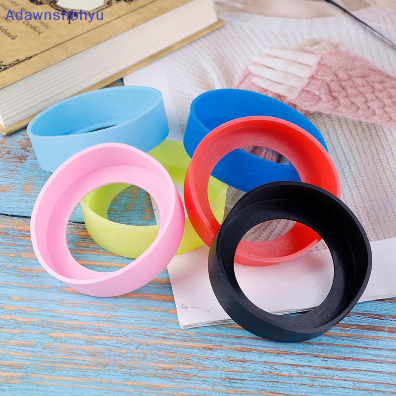 Adhyu 6.5 cm Outdoor Silikon Bulat Non Slip Botol Air Mug Cangkir Lengan Penutup ID