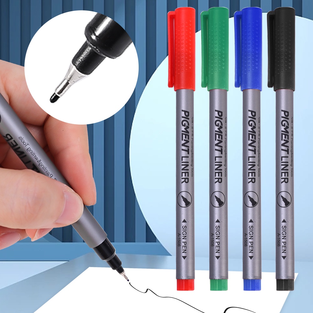 0.5mm Hitam/Merah/Biru Halus Cepat Kering Celupan Suara-Aktif Pulpen Netral/Art Special Signature Pen/Pena Gel Tabung Kapasitas Besar/Perangkat Sekolah Kantor Periksa Siswa