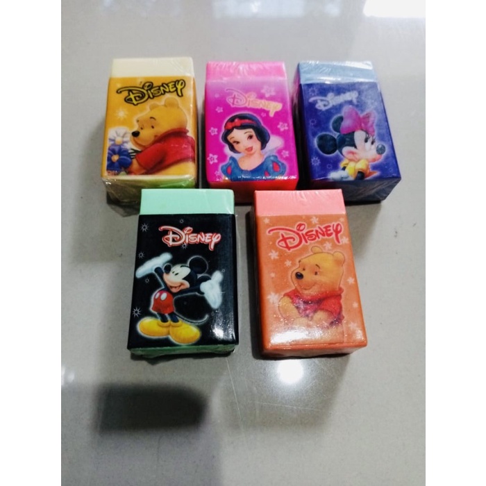 

penghapus bentuk kotak warna motif disney satuan -ZilongSEll