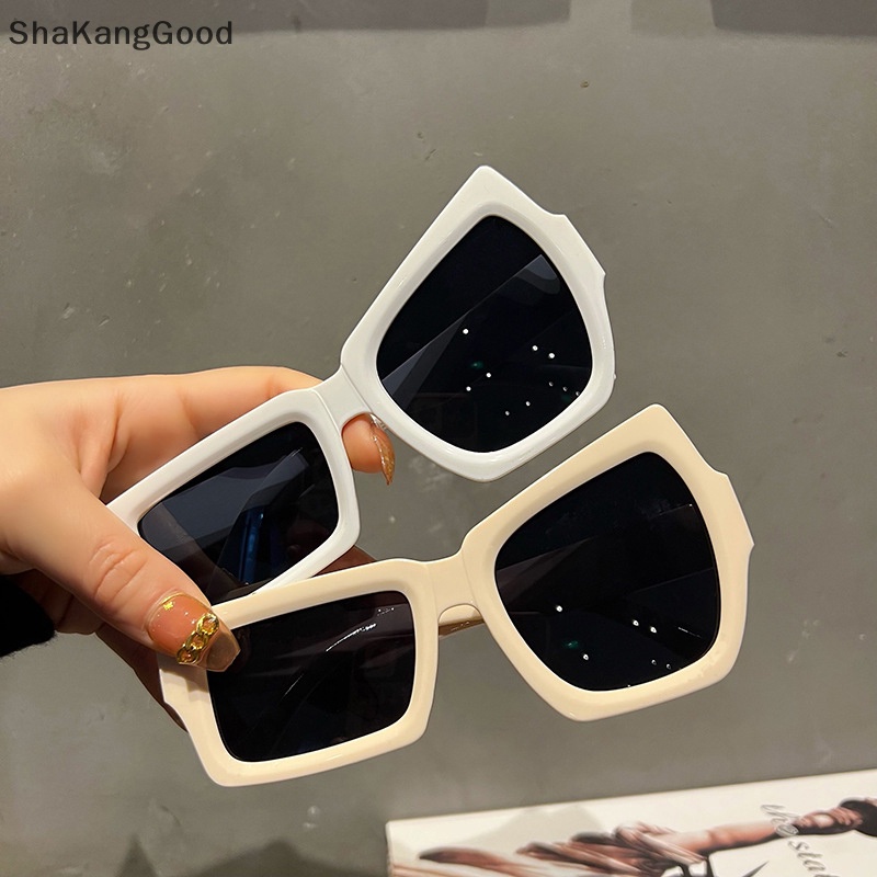 Skid Fashion Irregular Square Sunglasses Man Brand Designer Personality Kacamata Matahari SKK