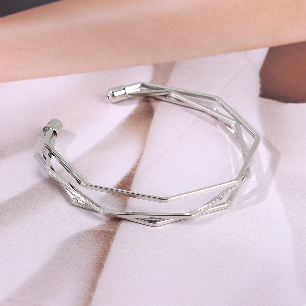 LILY Gelang Titanium Pria Dan Wanita Variasi Hip Hop Multilayer