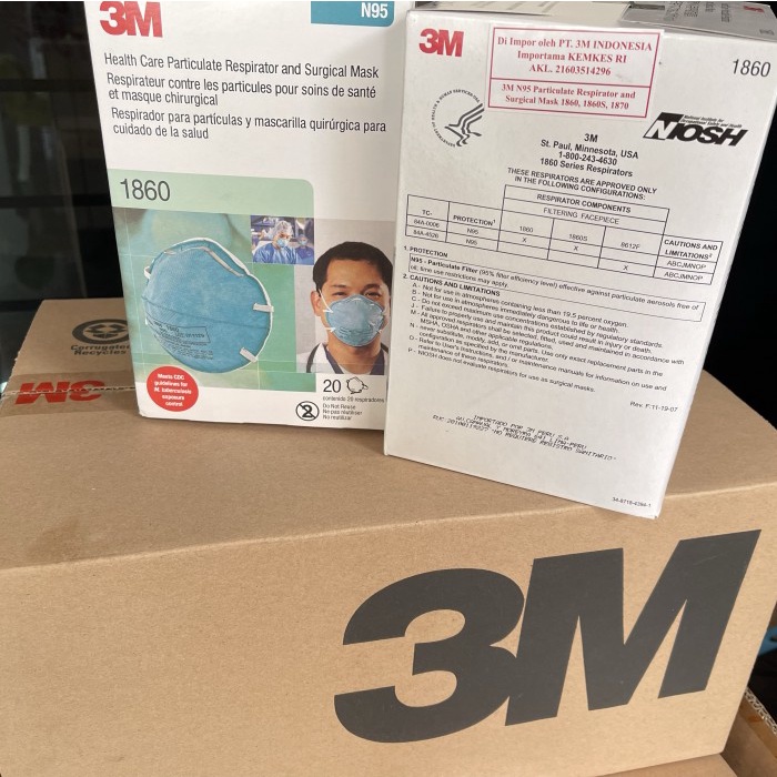 Masker 1860 N95 Masker Medis