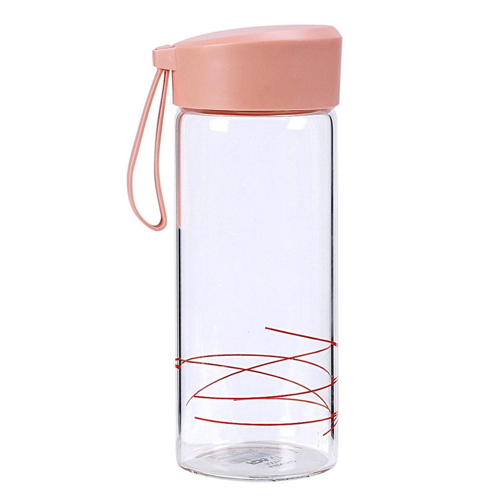 MINISO Botol Minum Kaca 300ml Untuk Air Dingin Air Panas Bottle Tumblr BPA Free Botol Air Olahraga Sport Tumblr Botol Minum Portabel FDA Botol Minum