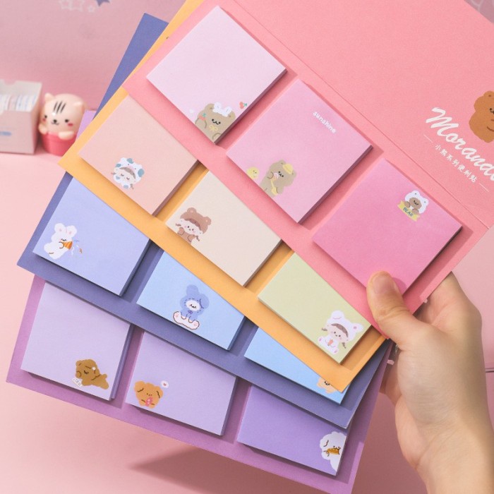 3in1 Sticky Notes Daily Days Karakter Lucu Sticky Note Lucu Anak To do