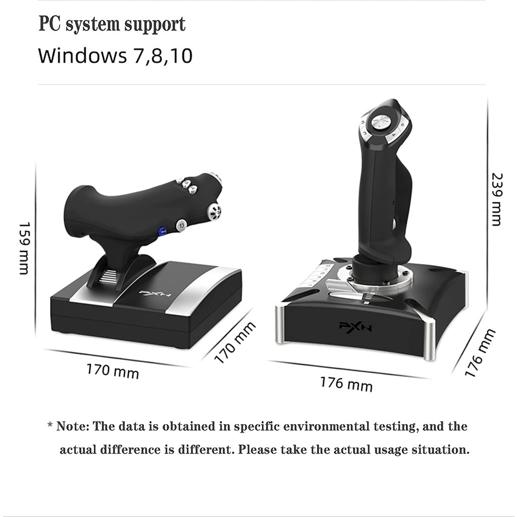 PXN 2119 PRO Joystick Throttle Flight Simulator PC PS4 XBOX One