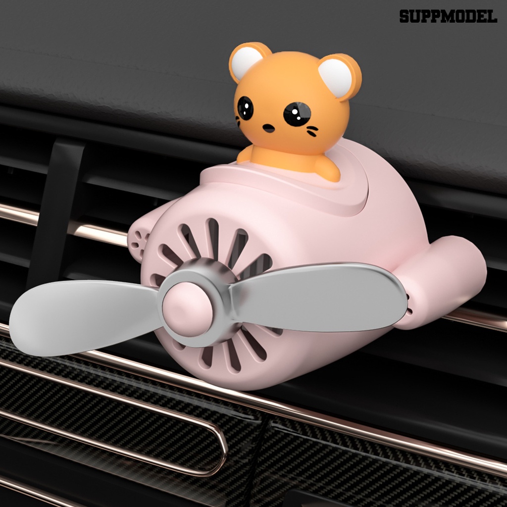 [SM Otomatis] Klip Aromaterapi Pengerjaan Halus Mudah Dipasang Pesawat Kartun Yang Indah Menambah Eliminasi Bau Menyenangkan ABS Klip Ventilasi Udara Mobil Pengharum Ruangan Mobil Perlengkapan