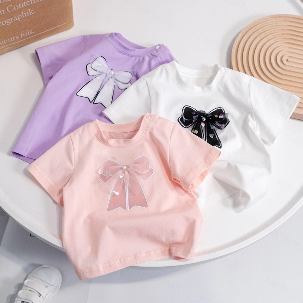 Lakhu Baju Kaos Anak Perempuan Lucu T Shirt Anak Perempuan Kaos Anak Motif Dasi