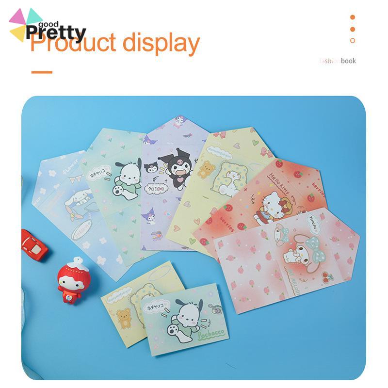 kartu ucapan lipat hello kitty melody cinnamoroll kuromi pochacco maru - PD