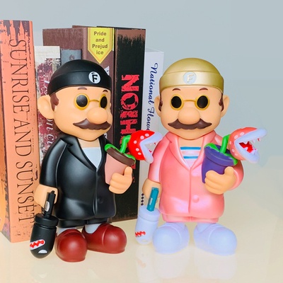 Mainan Boneka Model Action Figure Super Mario Cosplay Leon The Professional Untuk Dekorasi Meja Kreatif Anak