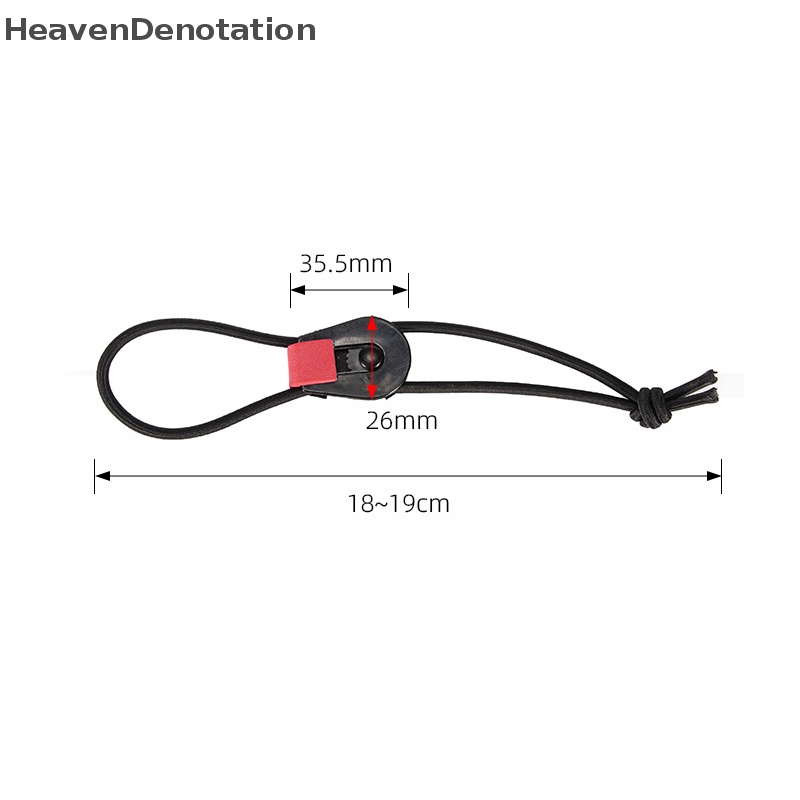 [HeavenDenotation] 1pcs Quick Rod Ties Reusable Pancing Bungee Cord Aksesoris Untuk Memancing HDV