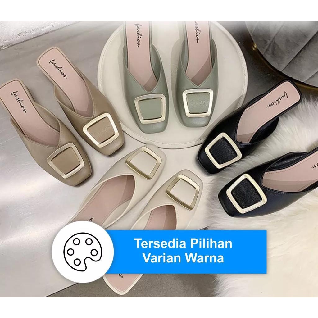Sandal Flat / Sepatu Wanita/Balet / Sandal Heels Mutiara ACC