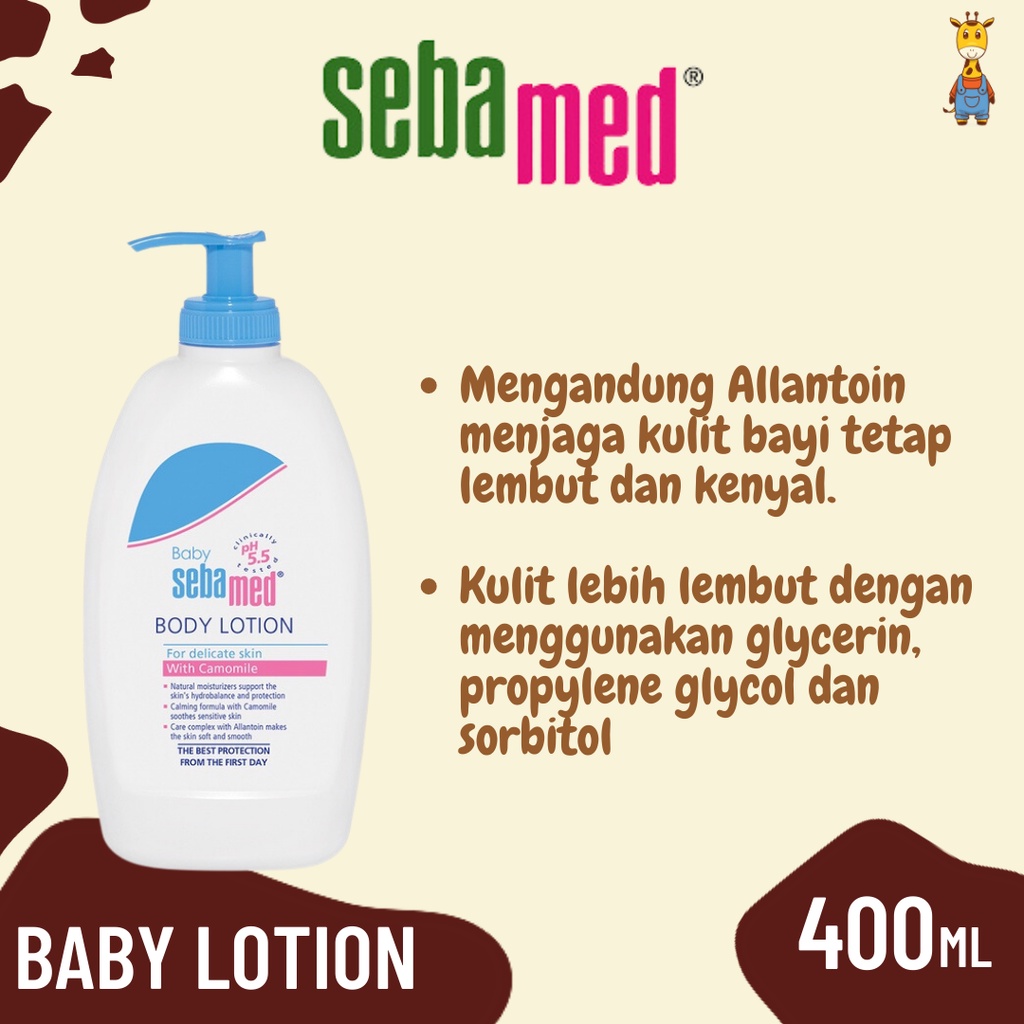 Sebamed Baby Lotion 400ml - Lotion Bayi