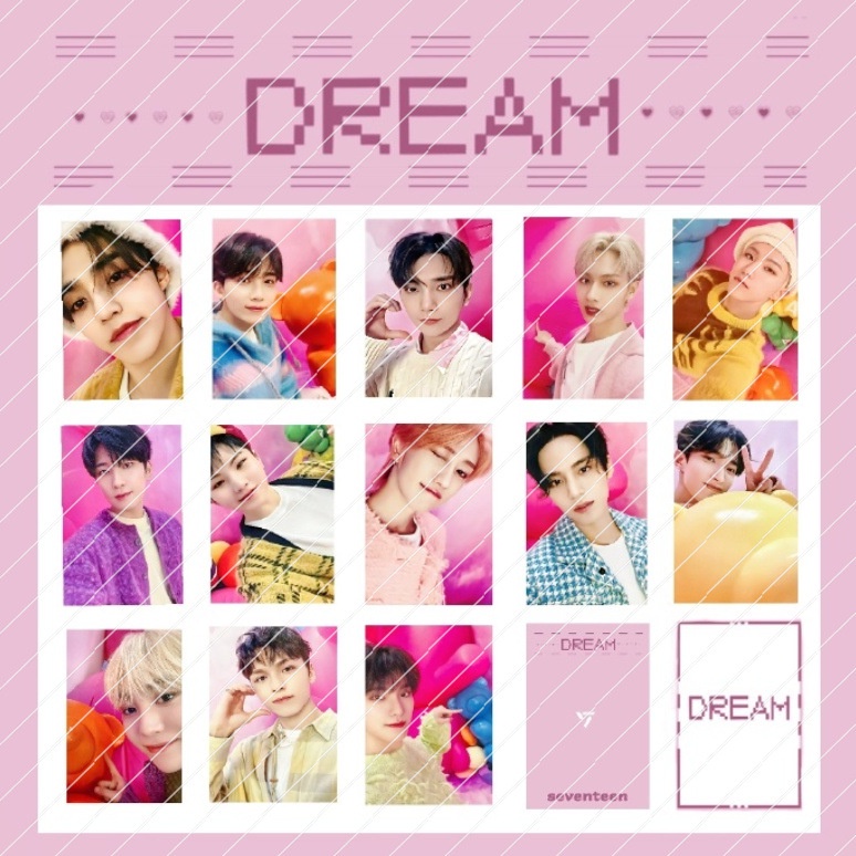 13pcs/set SEVENTEEN Album FML DREAM Photocards Power of Love Kartu Lomo CARAT LAND ID CARD Kpop Postcards Koleksi Spesial