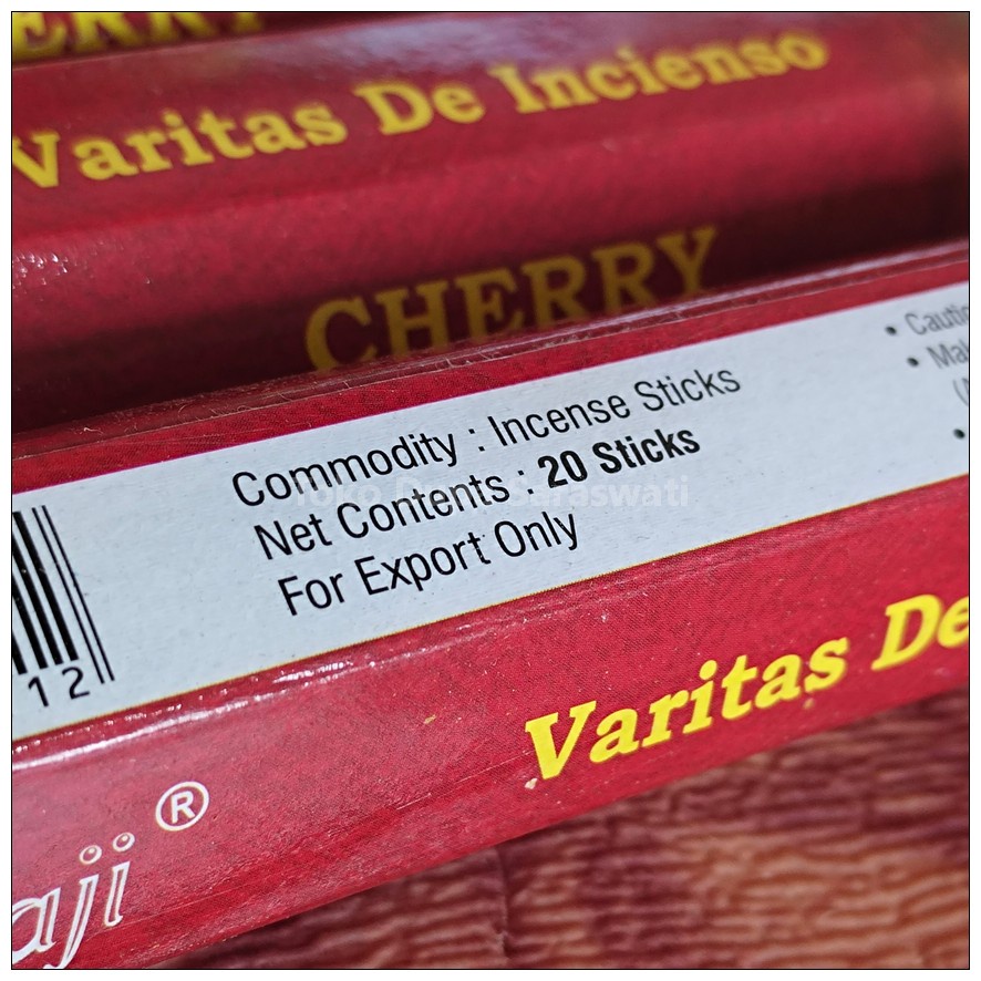 Hio Dupa Wangi Aromaterapi Buah Ceri Hexagonal Isi 20 Stik Balaji