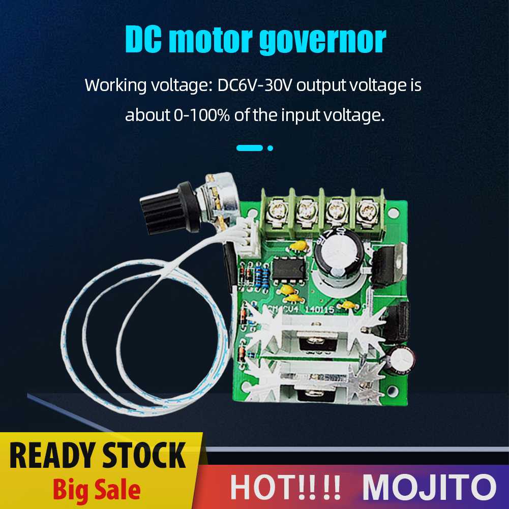 Dc6v-30v Motor Speed Controller 20A DC PWM Motor Gubernur Drive Module 21kHz