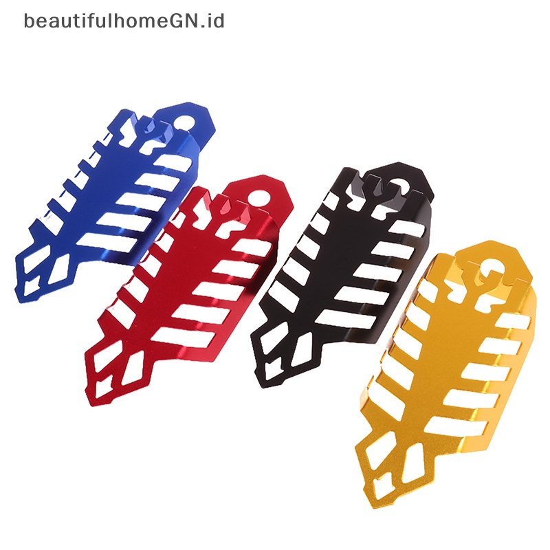 {Cantik} 1pc Sarung Shock Absorber Motor Depan Belakang Garpu Decor Pelindung Aluminium~