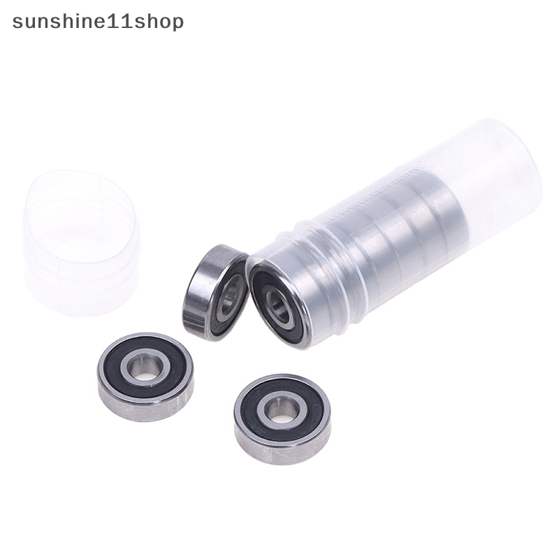 Sho 10Pcs Karet Sealed Ball Bearing Set Miniatur Bantalan 625RS Bola N