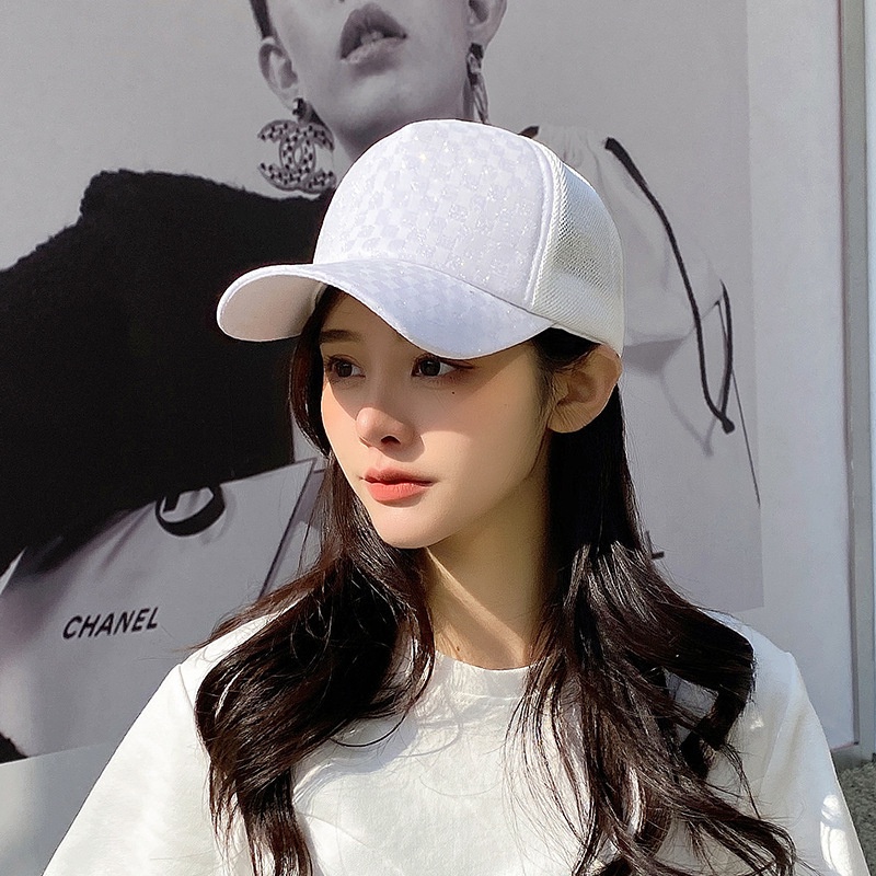 Topi Baseball Pria Wanita Motif Kotak Kotak Trucker Hat Gaya Korea Fashion Casual Kualitas Import BSBR