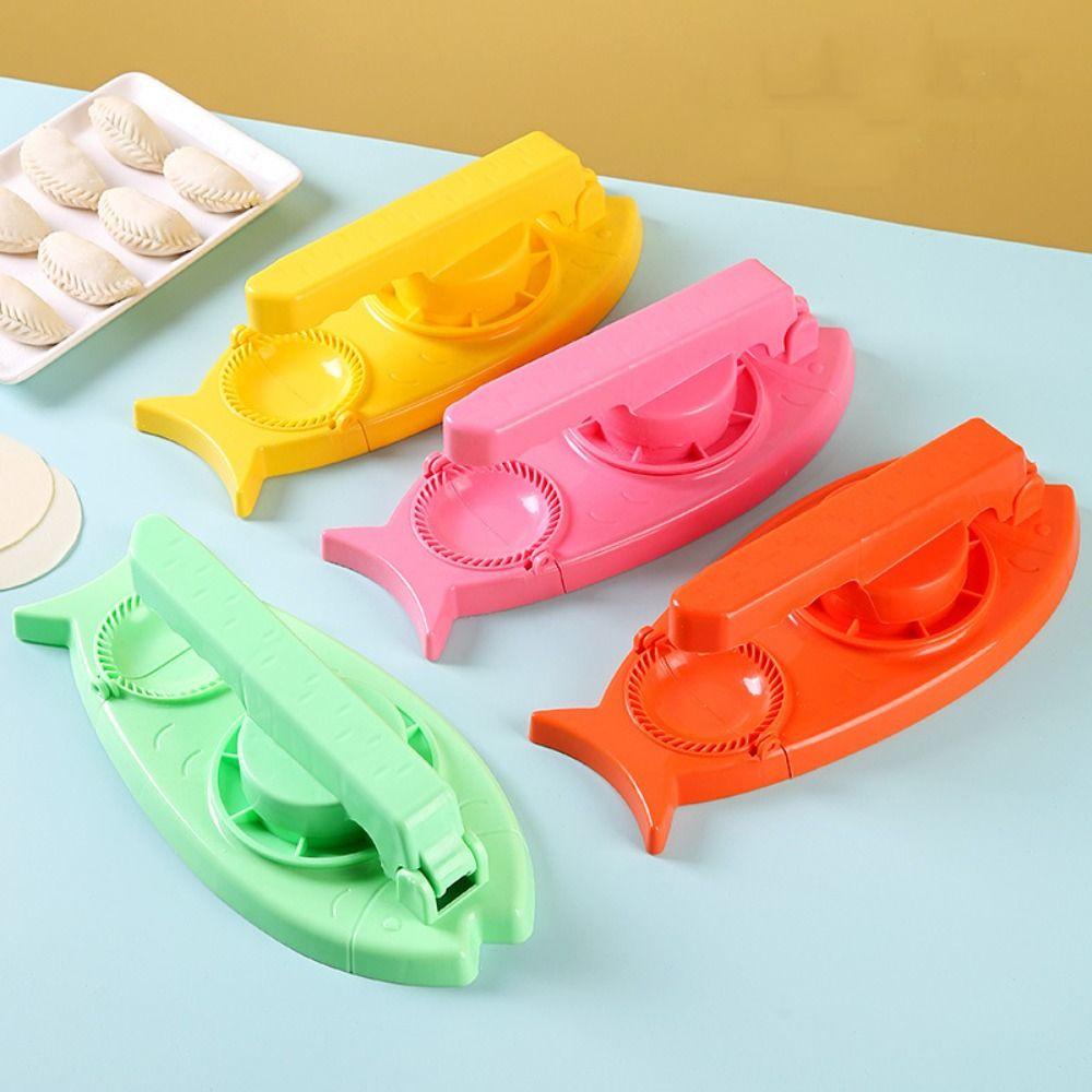 [Elegan] Alat Press Kulit Pangsit Praktis Dapur Manual 2in1 Dumpling Press Mold