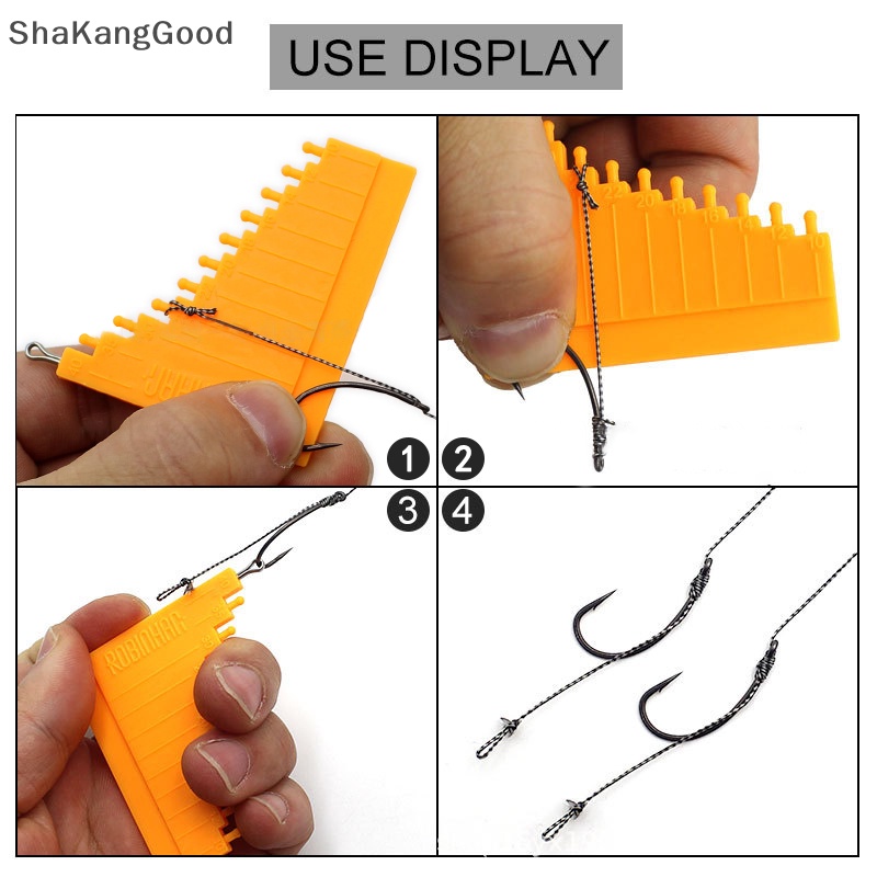 Skid 1ps Carp Fishing Hook Knotg Alat Pengait Tier Pembuatan Rig Rambut Untuk Kaitan Kaitan Kaitan Pancing Aksesoris SKK