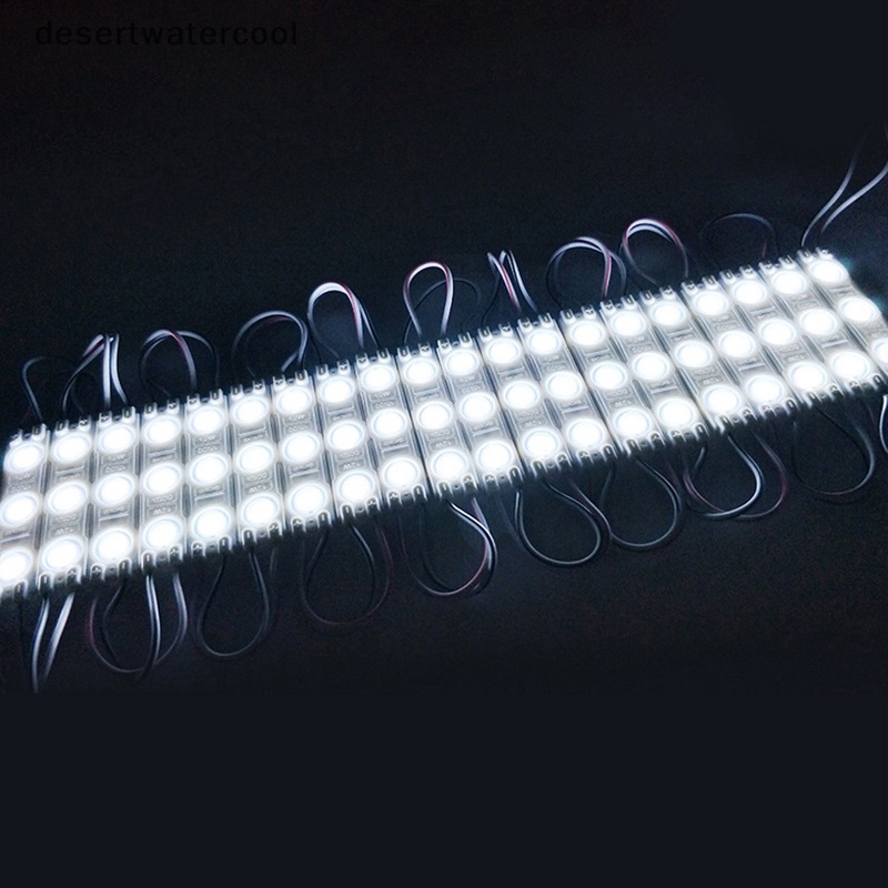 Deid 20pcs DC12V 2835smd 3led Modul Injeksi Tahan Air IP67 Hias 2835hard Strip Bar Light Lamp Cool White Martijn