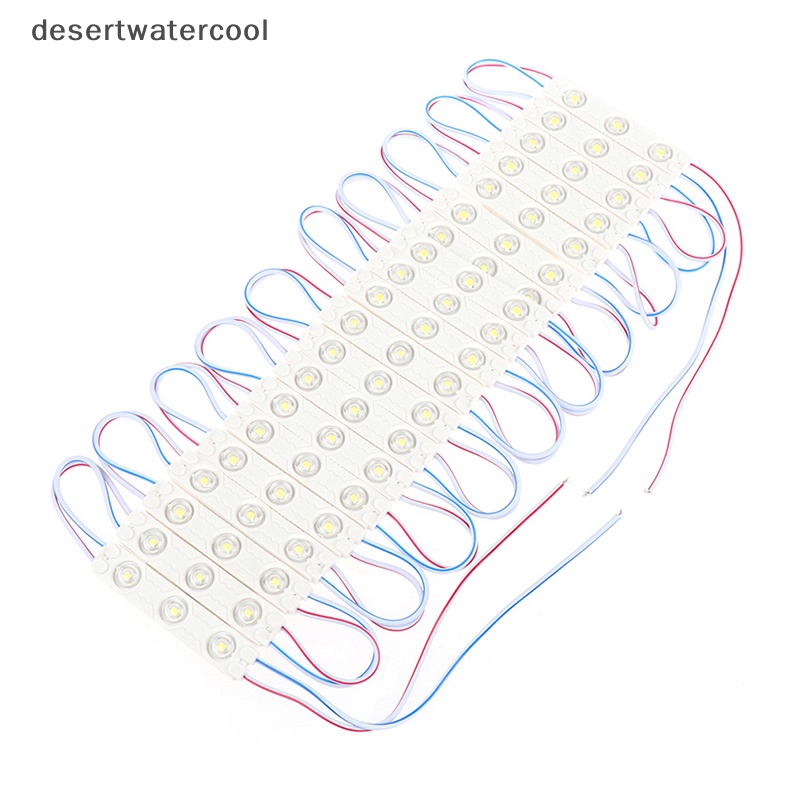 Deid 20pcs DC12V 2835smd 3led Modul Injeksi Tahan Air IP67 Hias 2835hard Strip Bar Light Lamp Cool White Martijn