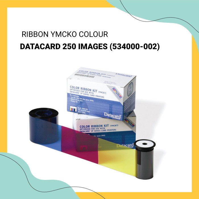 Ribbon Color YMCKT 534000-002 Datacard / 534000-002 / Datacard / YMCKT