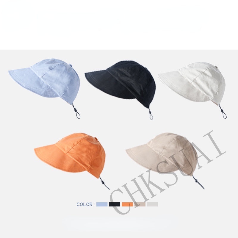 Topi Matahari Breathable Elastis Quick Dry Adjustable Untuk Musim Panas