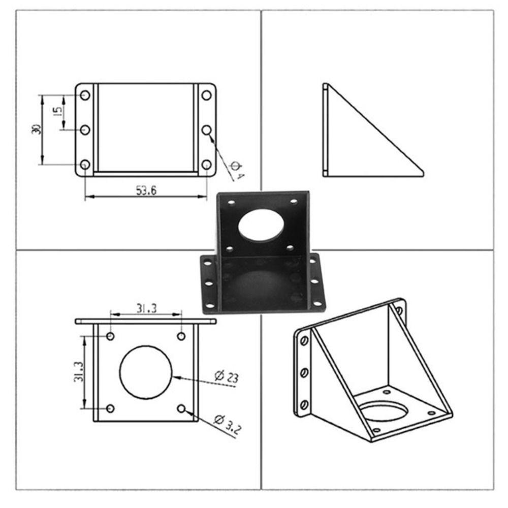 Populer Extruder upgrade kit High-quality Untuk CR10,Ender3 1.75mm Filament 3D Printer Stok Feeder