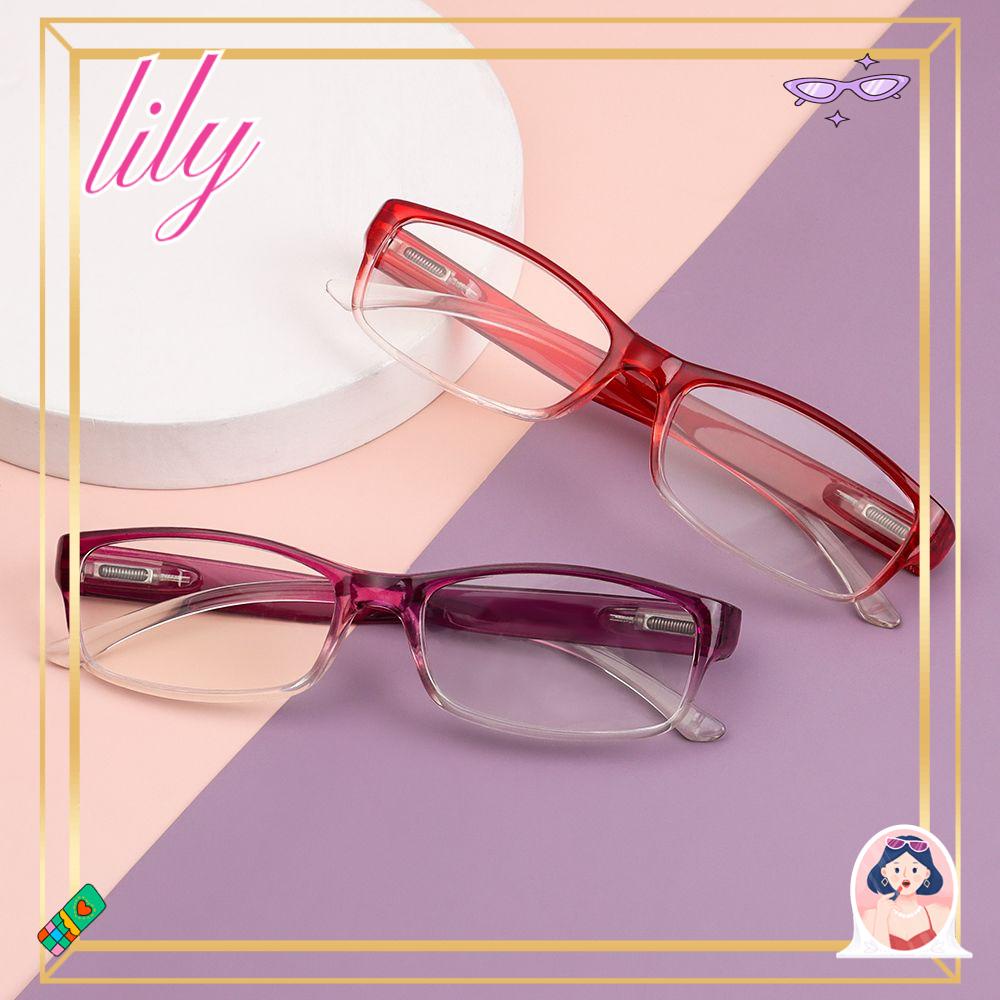 Lily Kacamata Baca Fashion Portable Elegan Vintage Ultra Ringan Frame