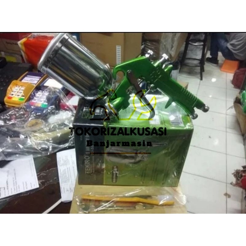 SPRAY GUN TEKIRO F75 G TABUNG ATAS / speed deco tekiro